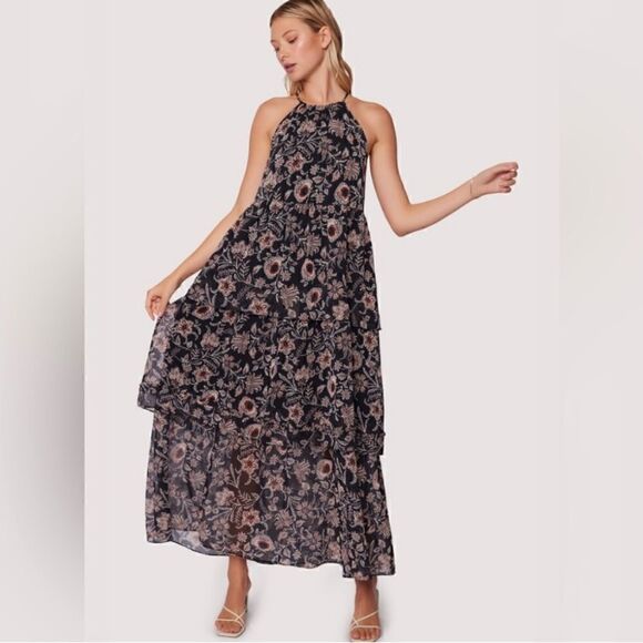 #112 - LOST + WANDER Eclipse Of The Heart Maxi Dress - Picture 1 of 11